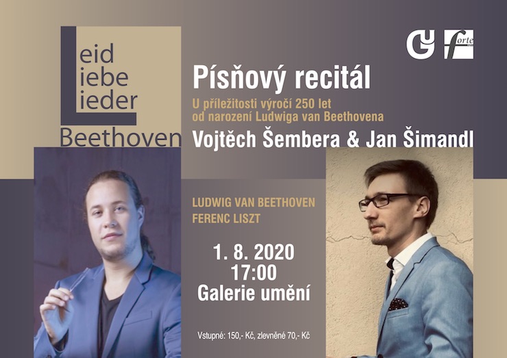 Recital Beethoven pozvanka